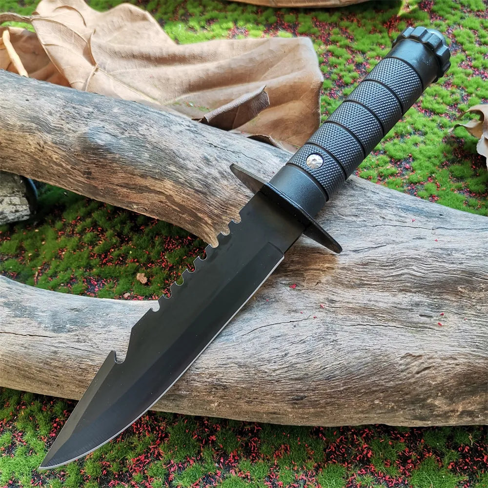 Survival Knife Straight Blade Rambo