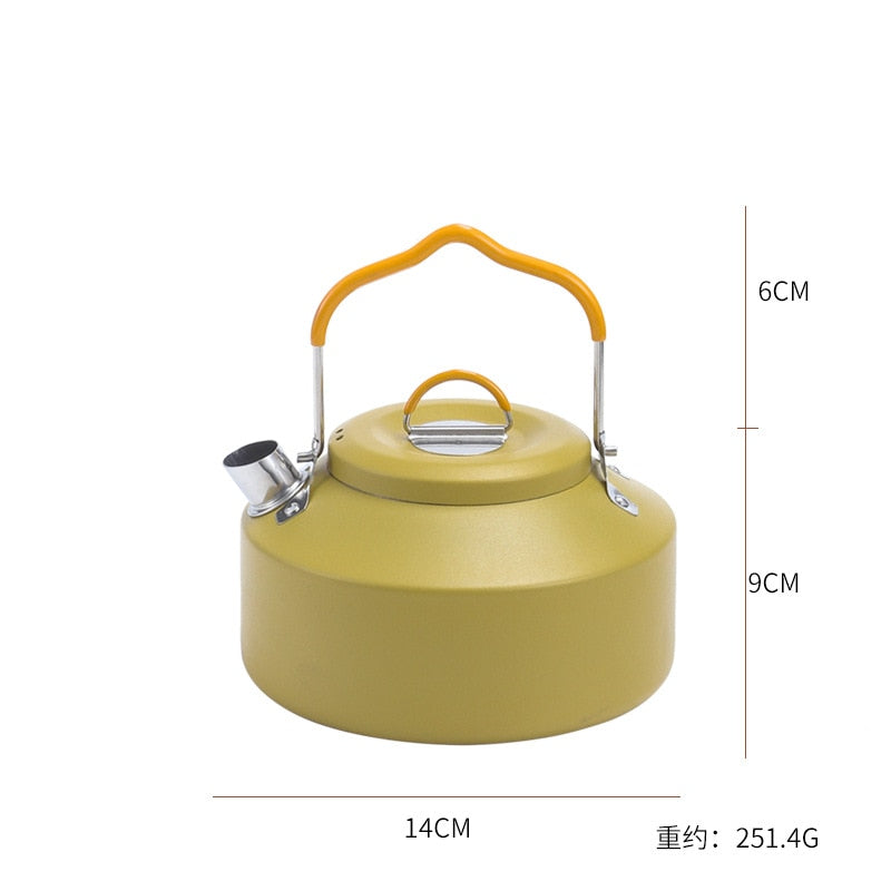 Théière Bushcraft 0.8L Jaune | France Survivalisme